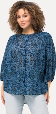 Ulla Popken Hemdbluse Bluse grafischer Druck