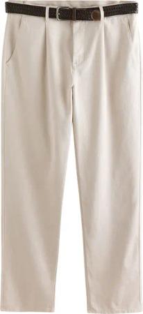 Next Leinenhose Hose mit Gürtel aus