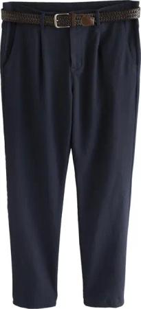 Next Leinenhose Hose mit Gürtel aus