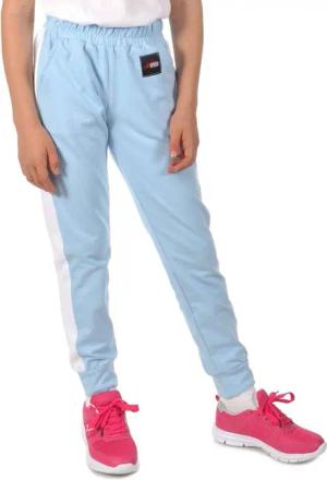 KMISSO Sporthose Mädchen Stoff Freizeithose Streifeneinsatz