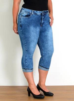 ESRA Caprijeans Capri Jeans Damen High