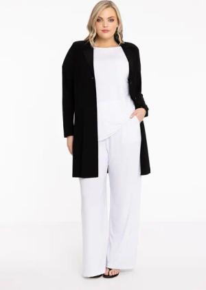 YOEK Bootcuthose Damen Hose Große Größen