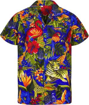 King Kameha Hawaiihemd Jungle Funky Hawaii-Hemd