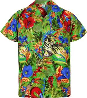 King Kameha Hawaiihemd Jungle Funky Hawaii-Hemd