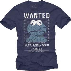 MAKAYA T-Shirt Lustige Sprüche Motiv Wanted