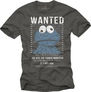 MAKAYA T-Shirt Lustige Sprüche Motiv Wanted