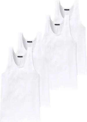 Schiesser Unterhemd Authentic (4-St) unterhemd unterzieh-shirt