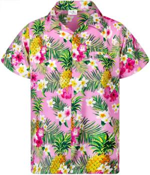 King Kameha Hawaiihemd Pineapple Flowers Funky