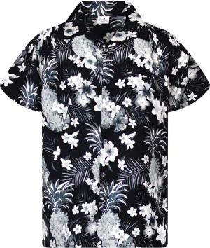 King Kameha Hawaiihemd Pineapple Flowers Funky