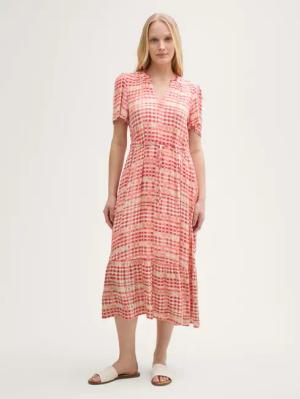 TOM TAILOR Sommerkleid Maxi-Kleid mit Muster