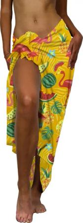 King Kameha Sarong Flamingo Melone Funky