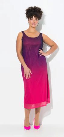 MIAMODA Jerseykleid Kleid ärmellose A-Linie Mesh