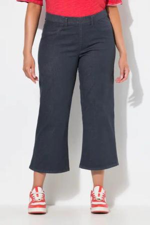 Ulla Popken Regular-fit-Jeans Jeansculotte Mary weites