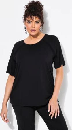 Ulla Popken T-Shirt T-Shirt Zierbänder Classic