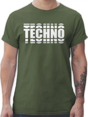 Shirtracer T-Shirt Techno Festival Outfit Geschenk