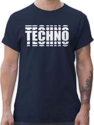 Shirtracer T-Shirt Techno Festival Outfit Geschenk