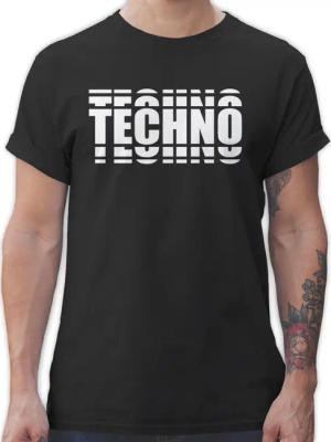 Shirtracer T-Shirt Techno Festival Outfit Geschenk