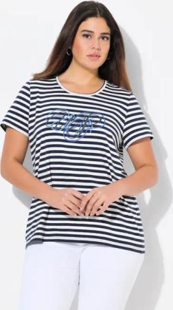 Ulla Popken T-Shirt Shirt Ringel Classic
