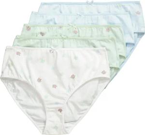 Ulla Popken Slip Midislips 5er-Pack Blumen