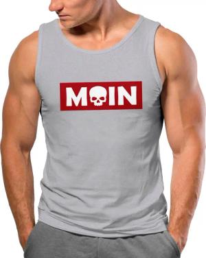Neverless Tanktop Herren Tank-Top Schriftzug Moin