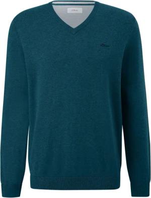 s.Oliver V-Ausschnitt-Pullover Pullover (1-tlg) V-Ausschnitt, langarm,