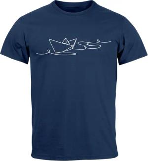 Neverless Print-Shirt Herren T-Shirt Boot Polygon