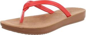 Ital-Design Bequeme Flip-Flops mit goldenen Details
