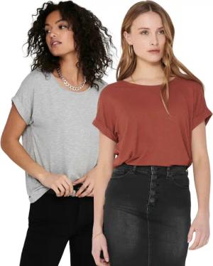 ONLY T-Shirt Stilvolles Basic Shirt mit