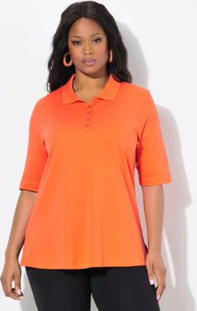 Ulla Popken Poloshirt Poloshirt Classic Polokragen