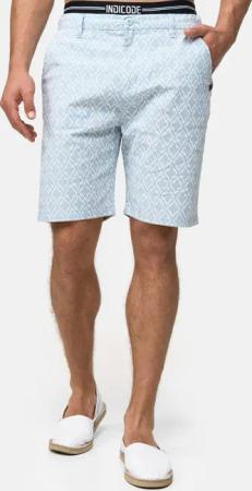 Indicode Chinoshorts Apostolis mit geometrischen Muster