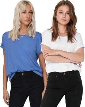 ONLY T-Shirt Stilvolles Basic Shirt mit