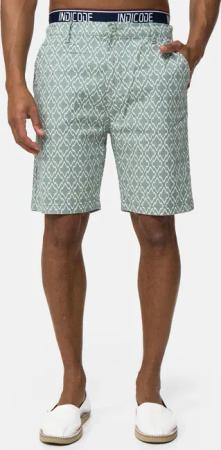 Indicode Chinoshorts Apostolis mit geometrischen Muster