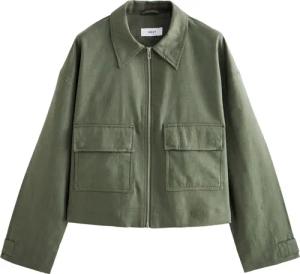 Next Sommerjacke Jacke aus Leinengemisch (1-St)