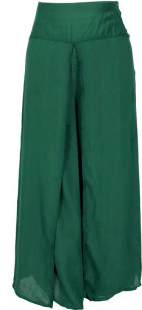 Guru-Shop Relaxhose Palazzohose, offene Boho Sommerhose,