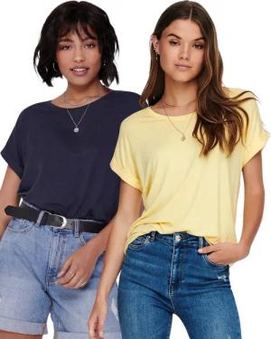 ONLY T-Shirt Stilvolles Basic Shirt mit