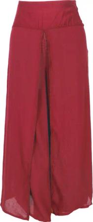 Guru-Shop Relaxhose Palazzohose, offene Boho Sommerhose,