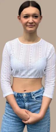Ramona Lippert Dirndlbluse Lea 3/4 Arm