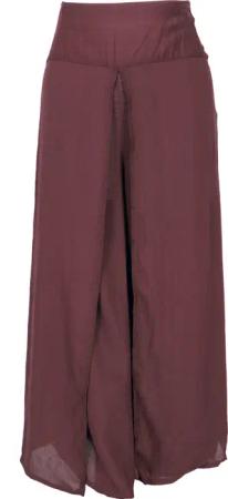 Guru-Shop Relaxhose Palazzohose, offene Boho Sommerhose,