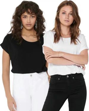 ONLY T-Shirt Stilvolles Basic Shirt mit