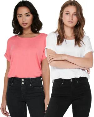 ONLY T-Shirt Stilvolles Basic Shirt mit