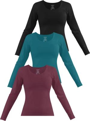 Janice Langarmshirt 3 x Damen Langarmshirt