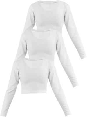 Janice Langarmshirt 3 x Damen crop