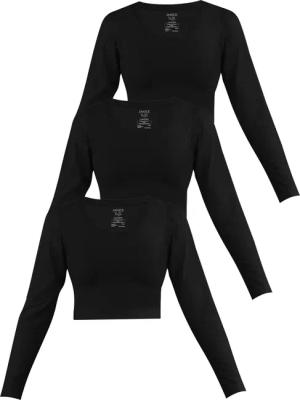 Janice Langarmshirt 3 x Damen crop