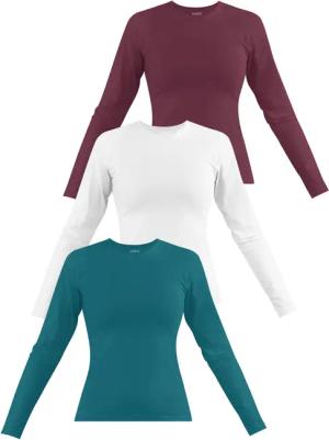 Janice Langarmshirt 3 x Damen Langarmshirt
