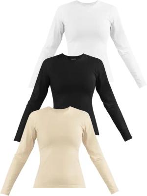 Janice Langarmshirt 3 x Damen Langarmshirt