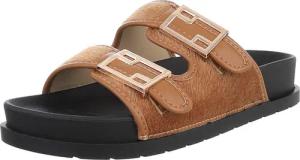 Ital-Design Bequeme Damen-Sandalen mit Schnallen in