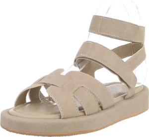 Ital-Design Bequeme Damen-Sandalen mit breiten Riemen