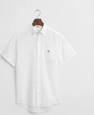 Gant Kurzarmhemd REG COTTON LINEN SS