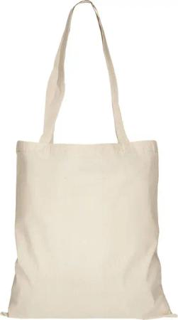 TEXXILLA Einkaufsbeutel Baumwolltasche CLASSIC langen Henkeln,