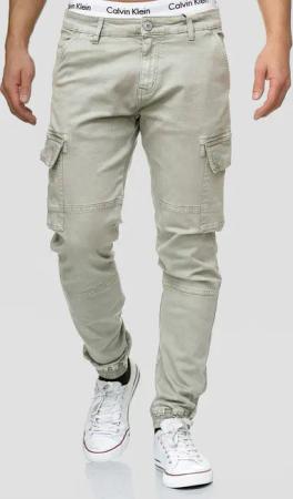 Indicode Cargohose August mit 6 Taschen